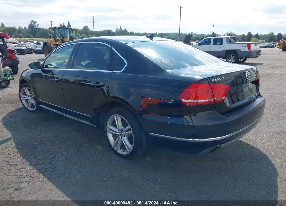 2012 VOLKSWAGEN PASSAT 2.0L TDI SEL PREMIUM VIN: 1VWCN7A33CC002549