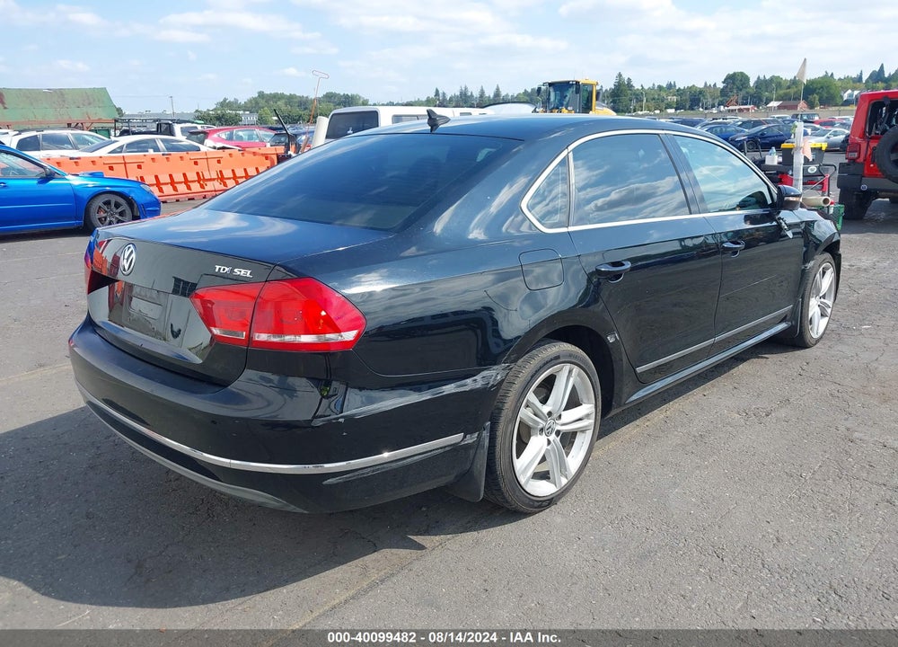 2012 VOLKSWAGEN PASSAT 2.0L TDI SEL PREMIUM VIN: 1VWCN7A33CC002549