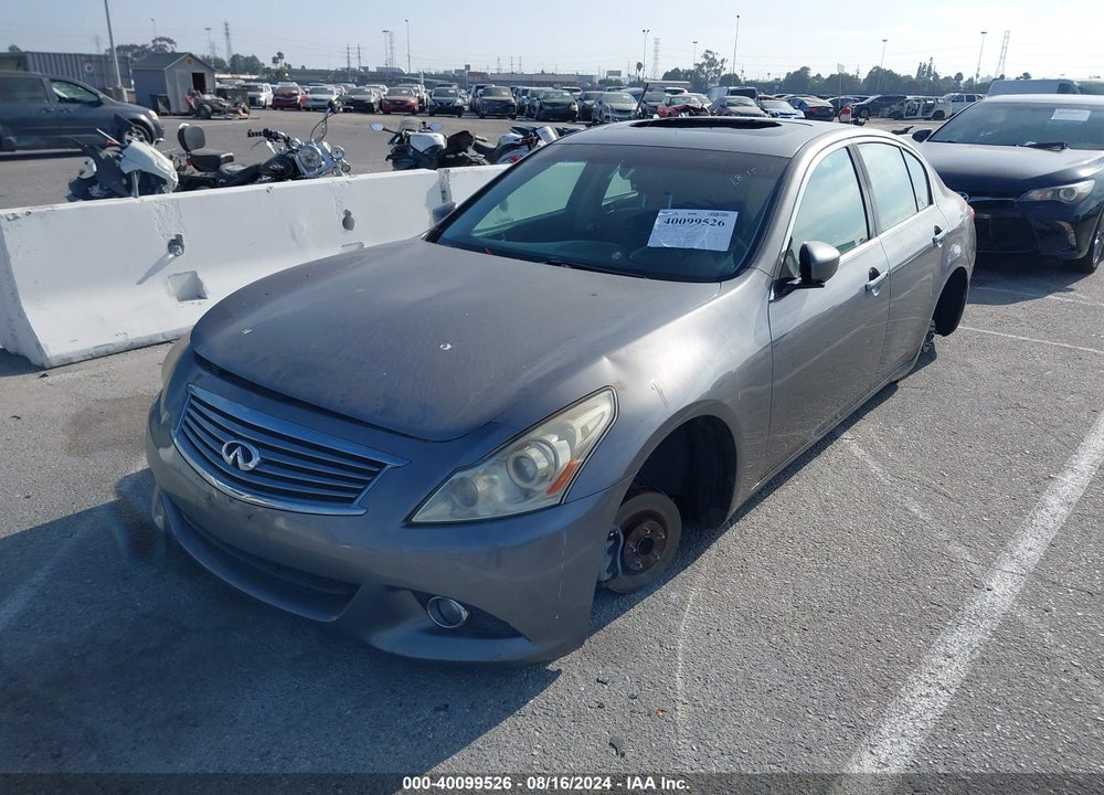 2012 INFINITI G37 JOURNEY VIN: JN1CV6AP7CM628506