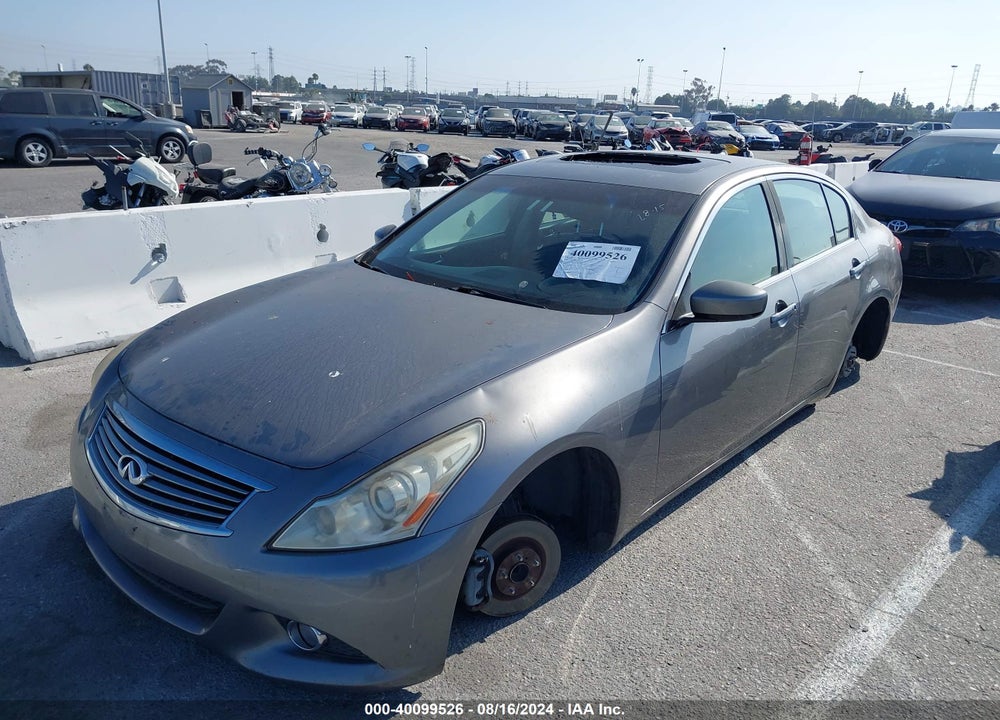 2012 INFINITI G37 JOURNEY VIN: JN1CV6AP7CM628506