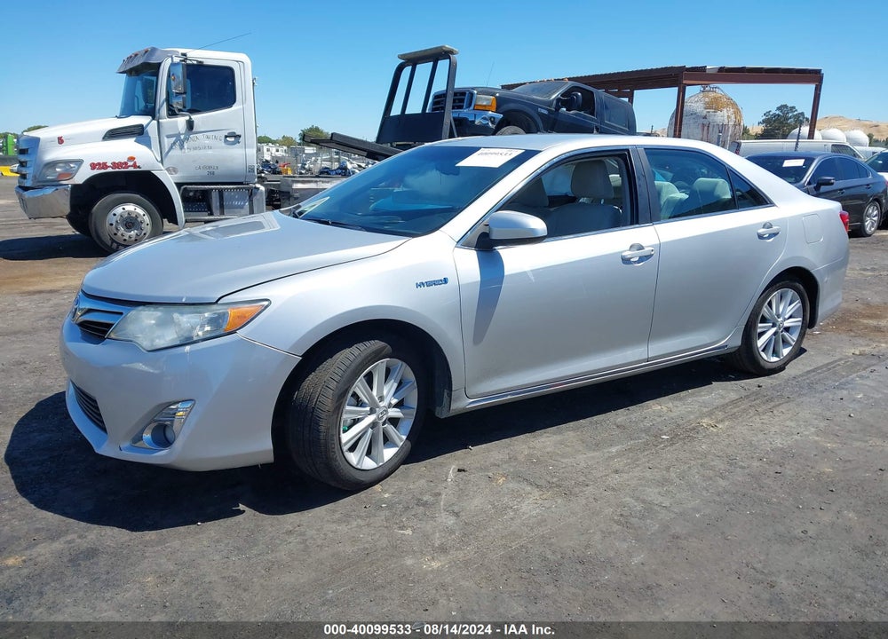 2012 TOYOTA CAMRY HYBRID XLE VIN: 4T1BD1FK6CU027403