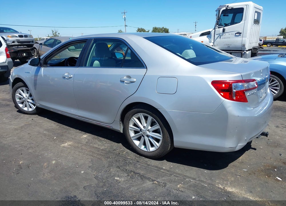 2012 TOYOTA CAMRY HYBRID XLE VIN: 4T1BD1FK6CU027403