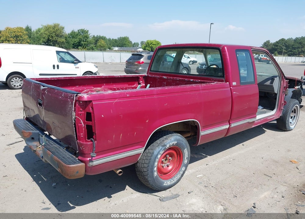 1992 CHEVROLET GMT-400 C1500 VIN: 2GCEC19Z8N1269315
