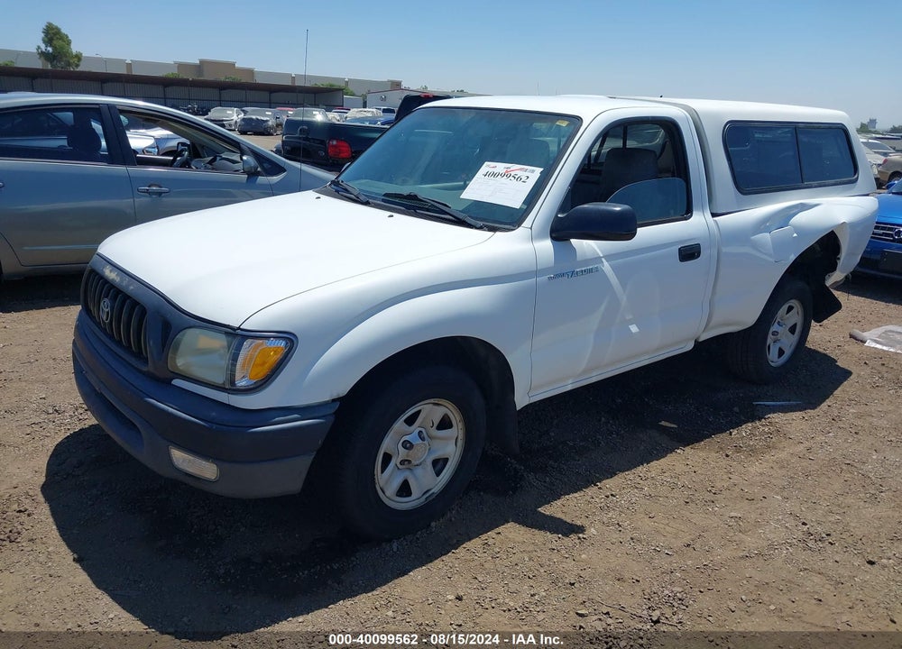 2002 TOYOTA TACOMA VIN: 5TENL42N42Z092066