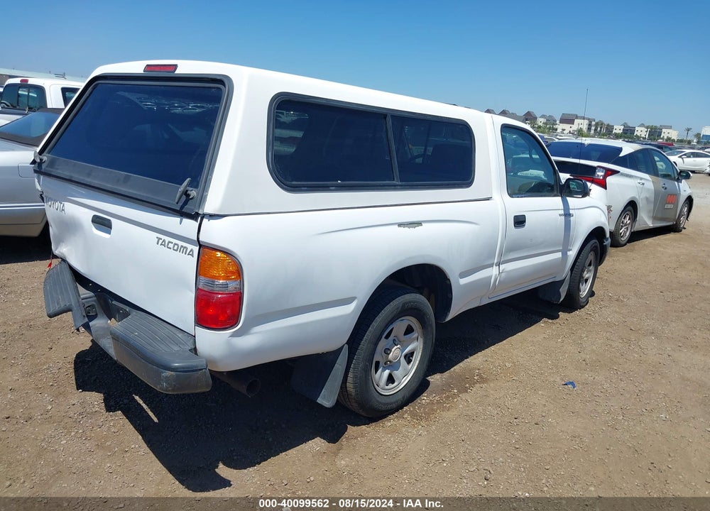 2002 TOYOTA TACOMA VIN: 5TENL42N42Z092066