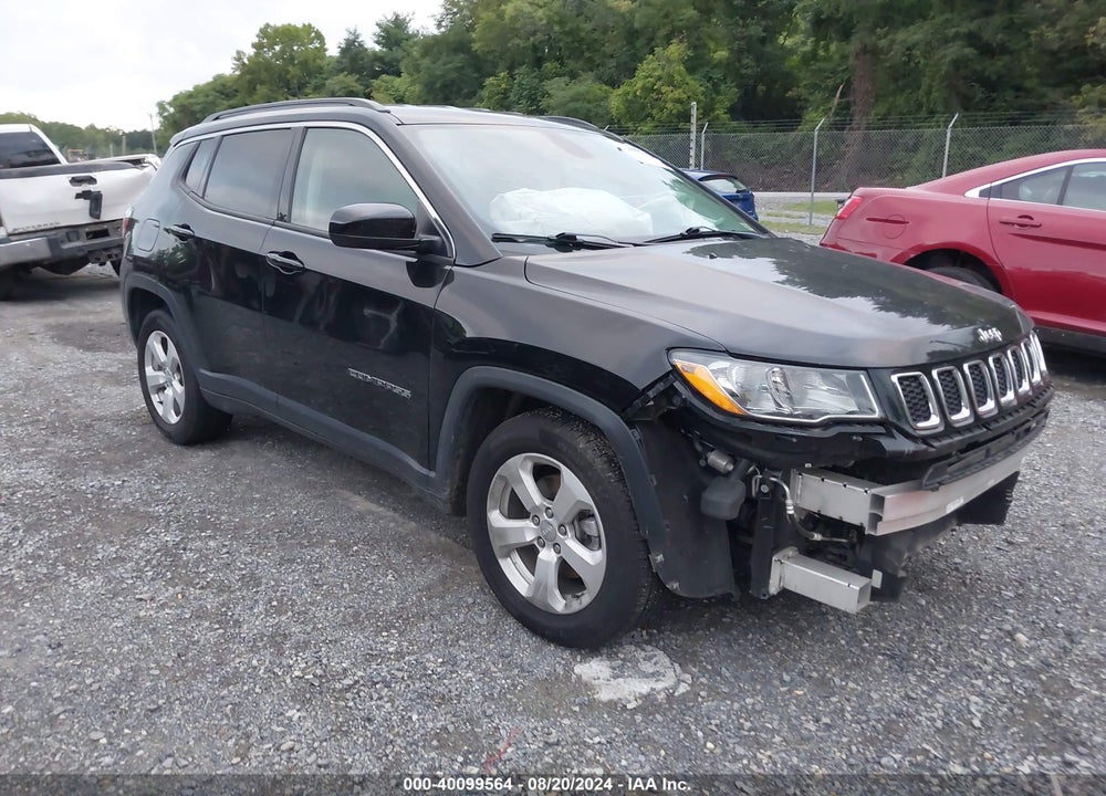 2019 JEEP COMPASS LATITUDE FWD VIN: 3C4NJCBB7KT654695
