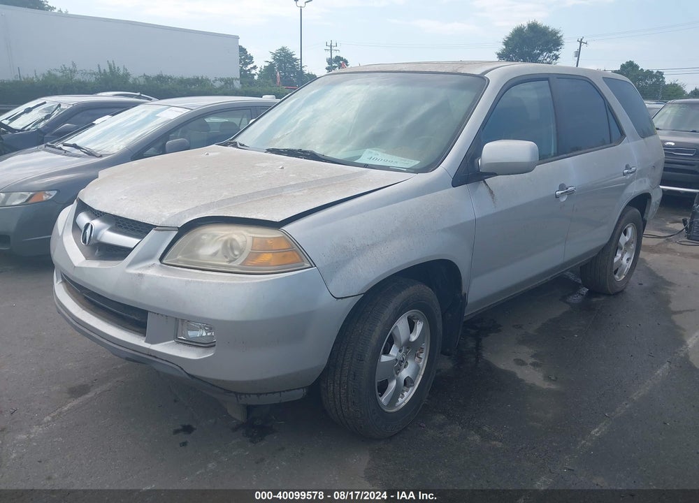 2004 ACURA MDX VIN: 2HNYD18284H558001