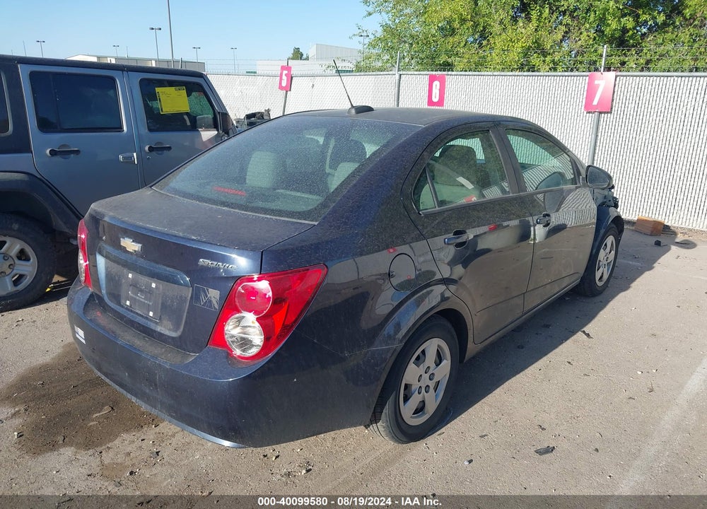 2016 CHEVROLET SONIC LS AUTO VIN: 1G1JA5SH4G4178412