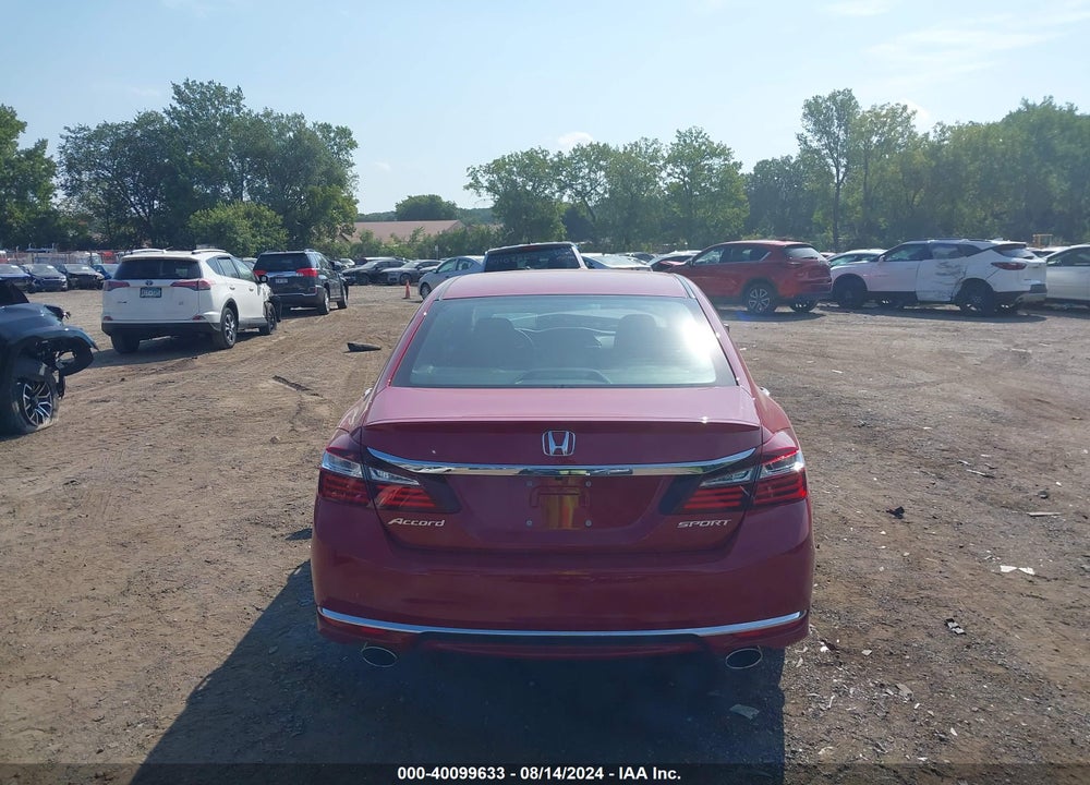 2017 HONDA ACCORD SPORT VIN: 1HGCR2F57HA163138