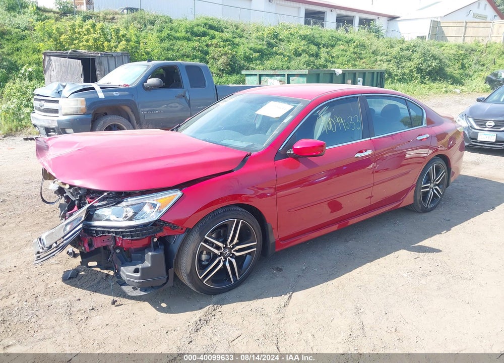 2017 HONDA ACCORD SPORT VIN: 1HGCR2F57HA163138