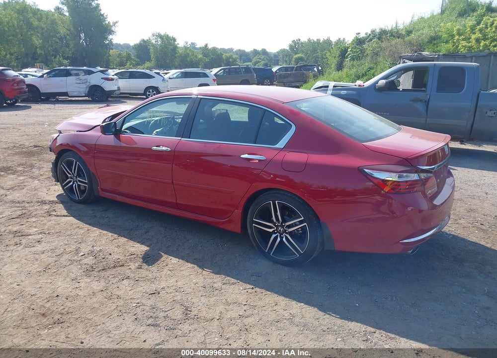 2017 HONDA ACCORD SPORT VIN: 1HGCR2F57HA163138