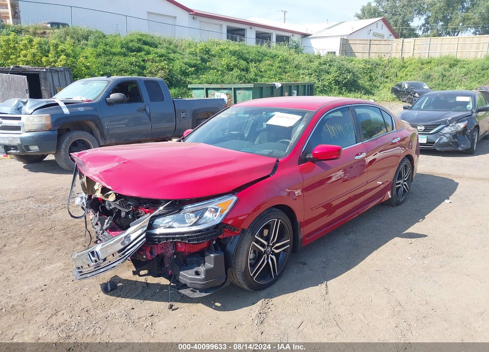 2017 HONDA ACCORD SPORT VIN: 1HGCR2F57HA163138