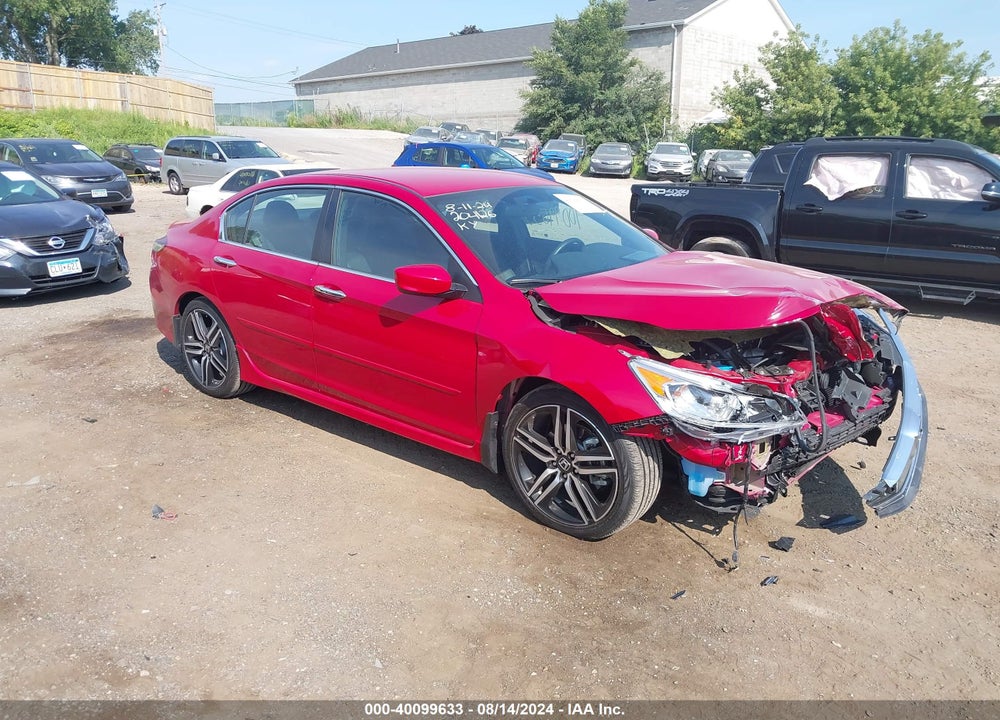 2017 HONDA ACCORD SPORT VIN: 1HGCR2F57HA163138