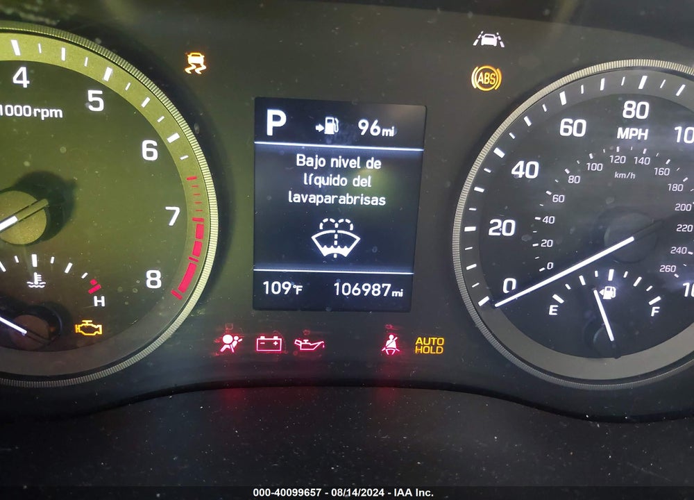 2019 HYUNDAI TUCSON SE VIN: KM8J2CA46KU951988