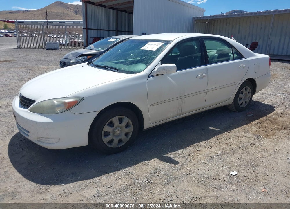 2002 TOYOTA CAMRY LE VIN: 4T1BE32K32U109408