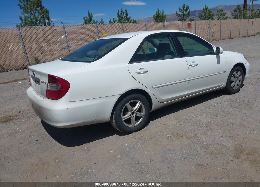 2002 TOYOTA CAMRY LE VIN: 4T1BE32K32U109408