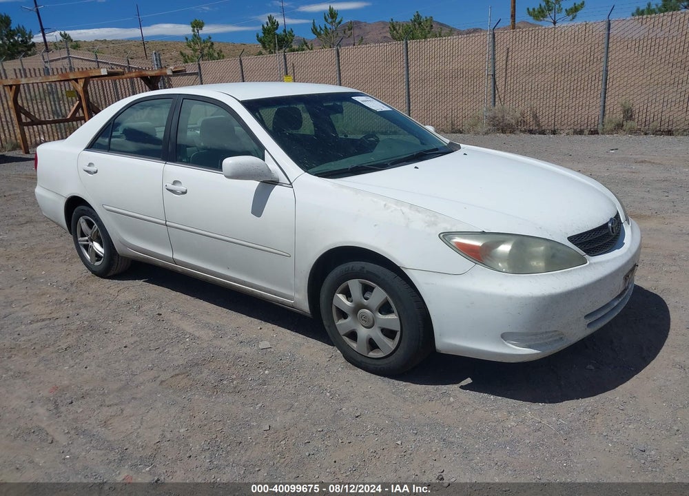 2002 TOYOTA CAMRY LE VIN: 4T1BE32K32U109408