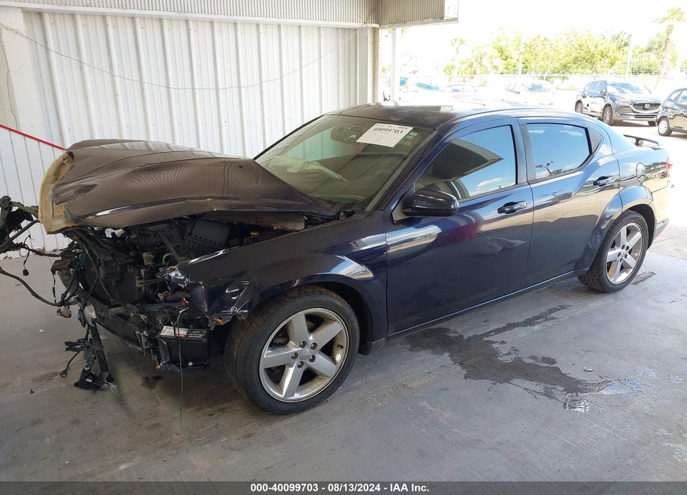 2012 DODGE AVENGER SXT PLUS VIN: 1C3CDZEG1CN238740