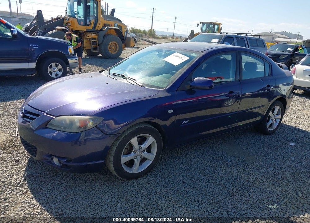 2005 MAZDA 3 S VIN: JM1BK123X51239296