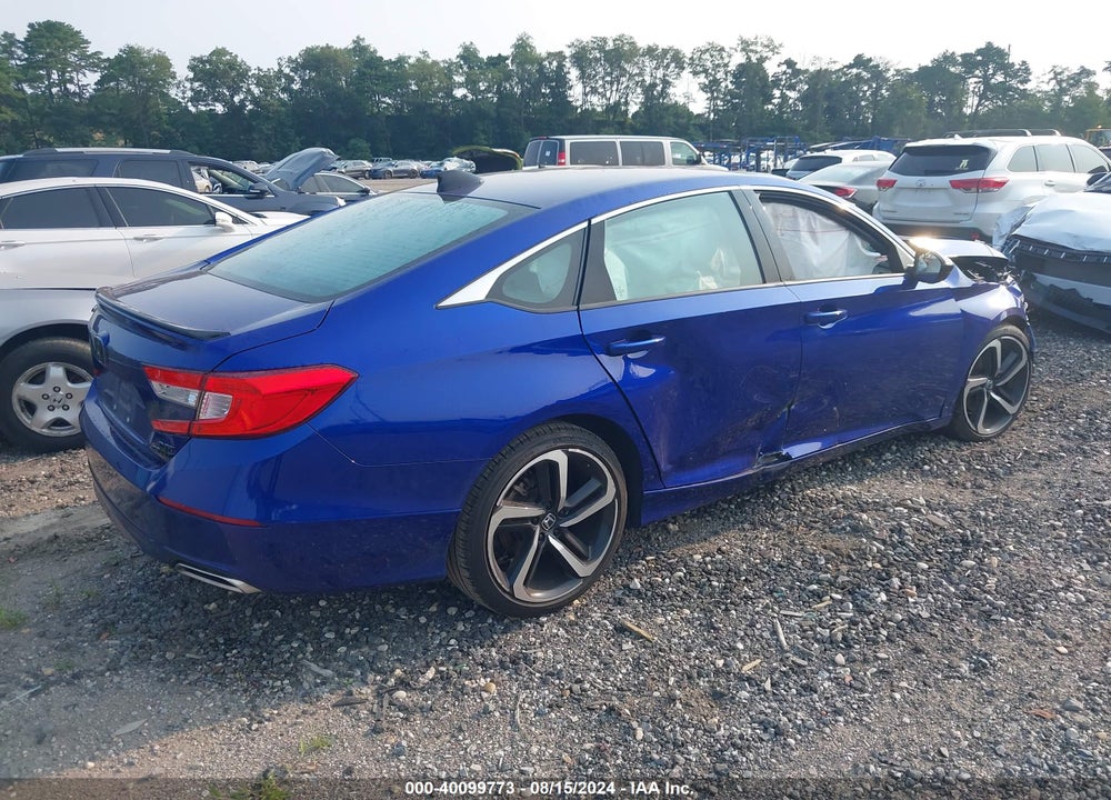 2021 HONDA ACCORD SPORT 2.0T VIN: 1HGCV2F36MA007791
