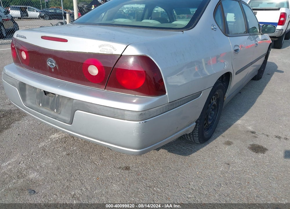 2001 CHEVROLET IMPALA VIN: 2G1WF52E919236046