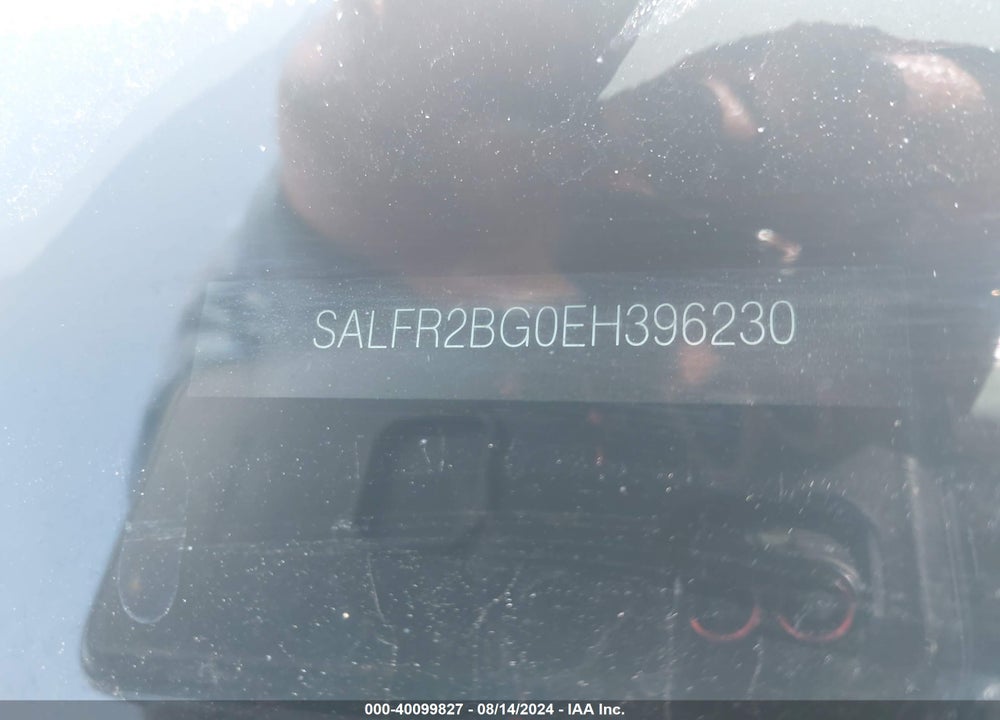 2014 LAND ROVER LR2 VIN: SALFR2BG0EH396230