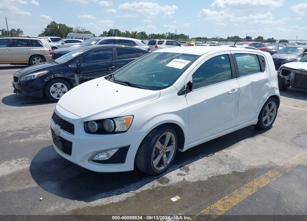 2015 CHEVROLET SONIC RS MANUAL VIN: 1G1JH6SB4F4103933