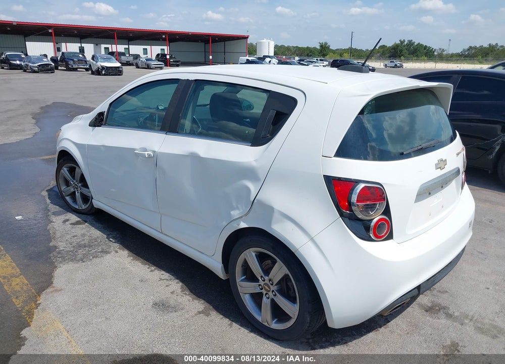 2015 CHEVROLET SONIC RS MANUAL VIN: 1G1JH6SB4F4103933