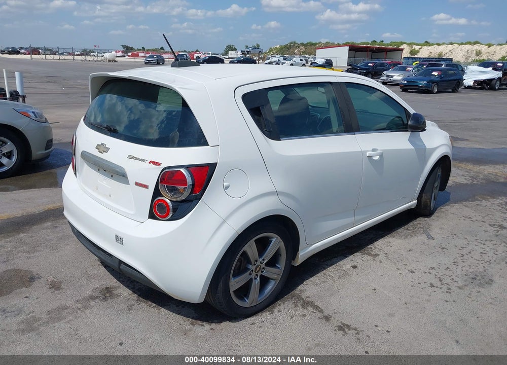 2015 CHEVROLET SONIC RS MANUAL VIN: 1G1JH6SB4F4103933