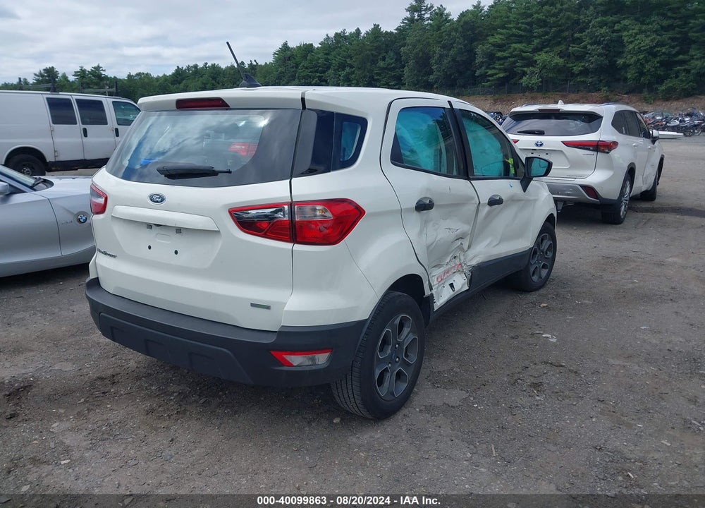 2020 FORD ECOSPORT S VIN: MAJ3S2FE1LC348520