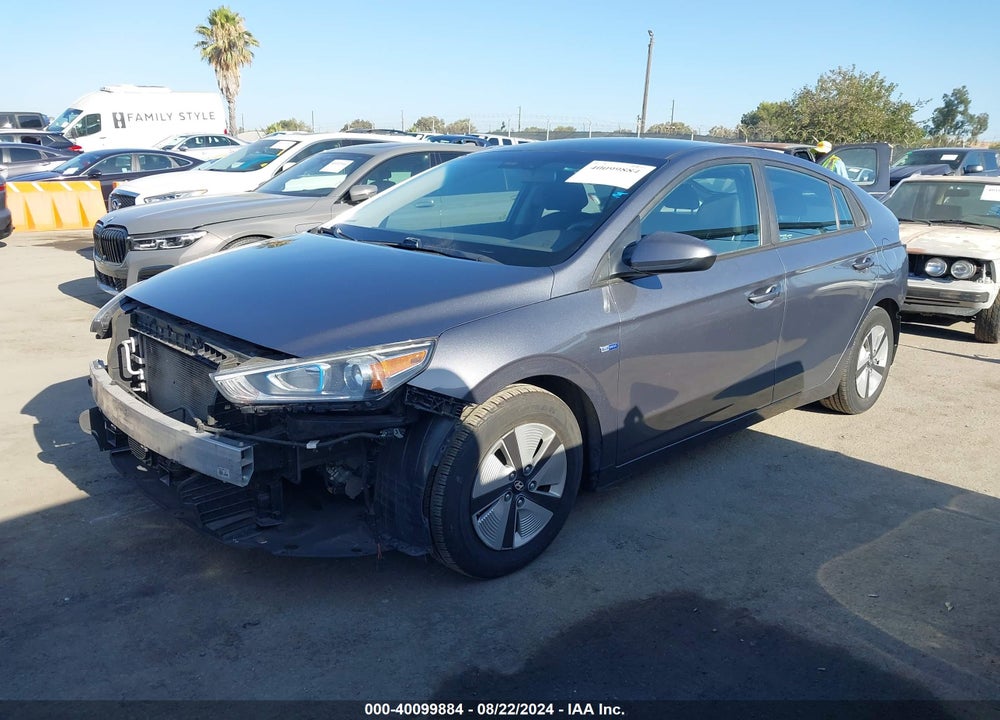 2019 HYUNDAI IONIQ HYBRID BLUE VIN: KMHC65LC1KU176058