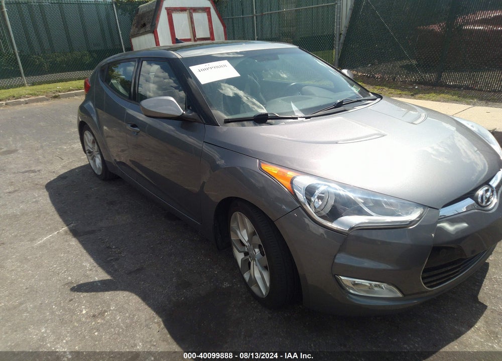 2013 HYUNDAI VELOSTER BASE W/BLACK VIN: KMHTC6AD8DU089951