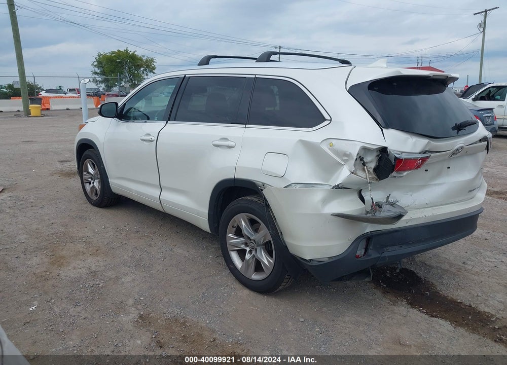 2016 TOYOTA HIGHLANDER LIMITED PLATINUM V6 VIN: 5TDDKRFH3GS241183
