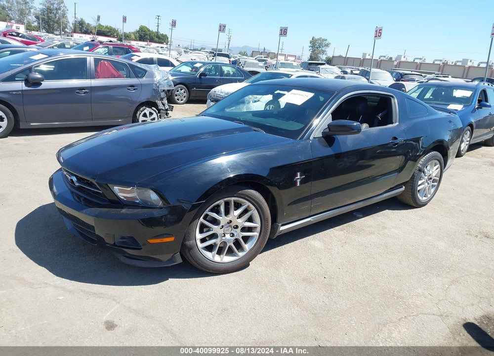 2012 FORD MUSTANG V6 PREMIUM VIN: 1ZVBP8AM3C5270350