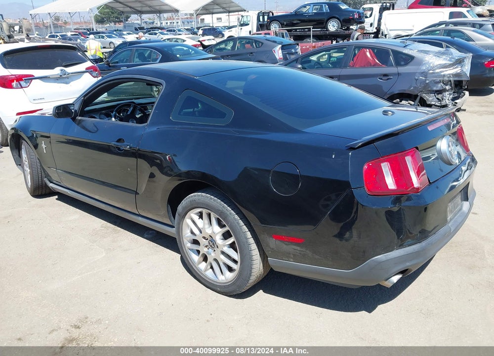 2012 FORD MUSTANG V6 PREMIUM VIN: 1ZVBP8AM3C5270350