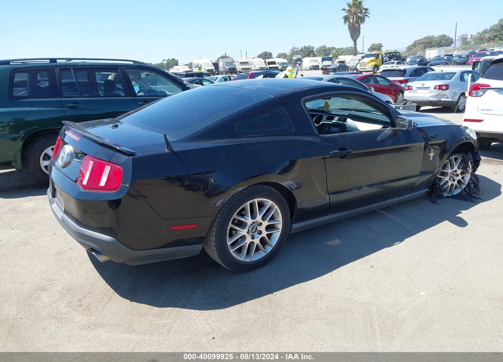 2012 FORD MUSTANG V6 PREMIUM VIN: 1ZVBP8AM3C5270350