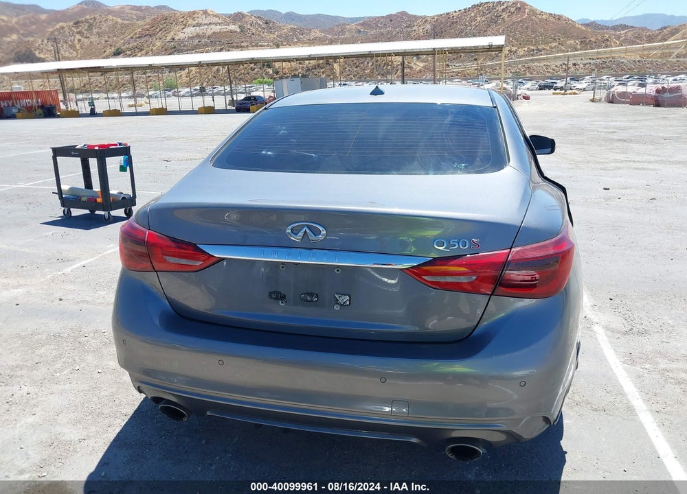 2019 INFINITI Q50 3.0T RED SPORT 400 VIN: JN1FV7APXKM760550