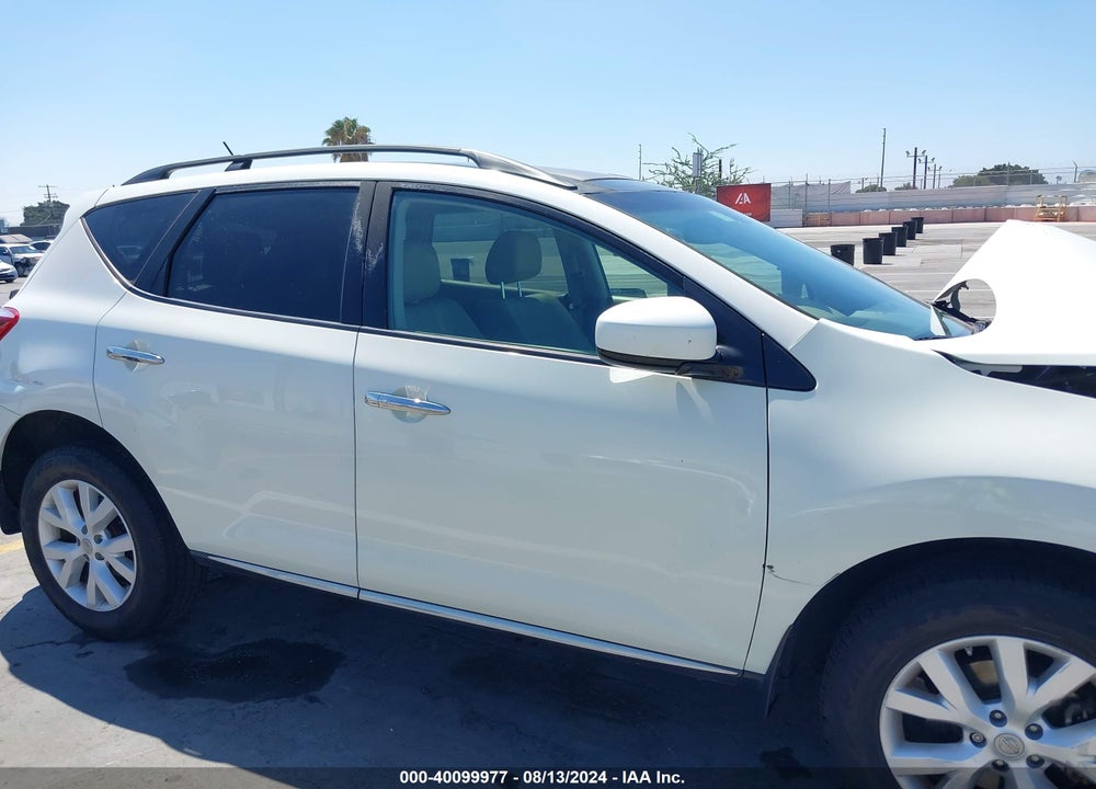 2011 NISSAN MURANO SL VIN: JN8AZ1MU0BW051001