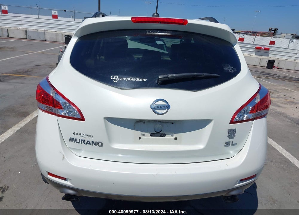 2011 NISSAN MURANO SL VIN: JN8AZ1MU0BW051001
