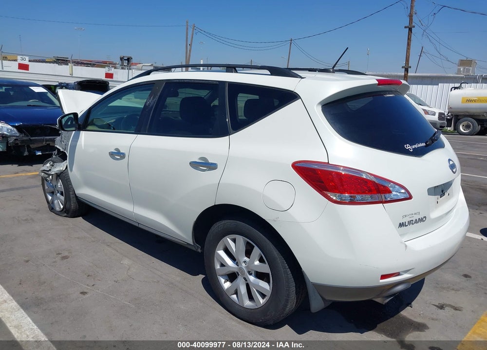 2011 NISSAN MURANO SL VIN: JN8AZ1MU0BW051001