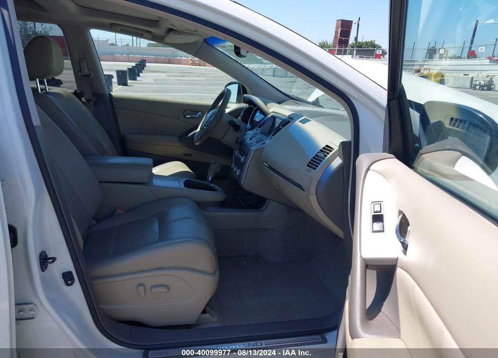 2011 NISSAN MURANO SL VIN: JN8AZ1MU0BW051001