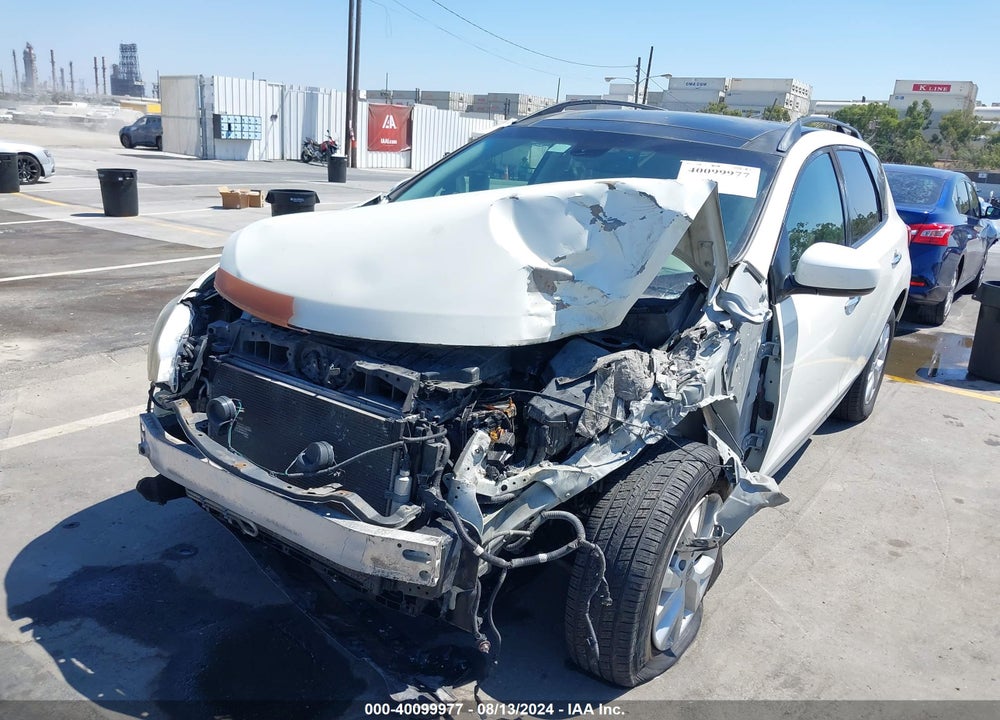 2011 NISSAN MURANO SL VIN: JN8AZ1MU0BW051001
