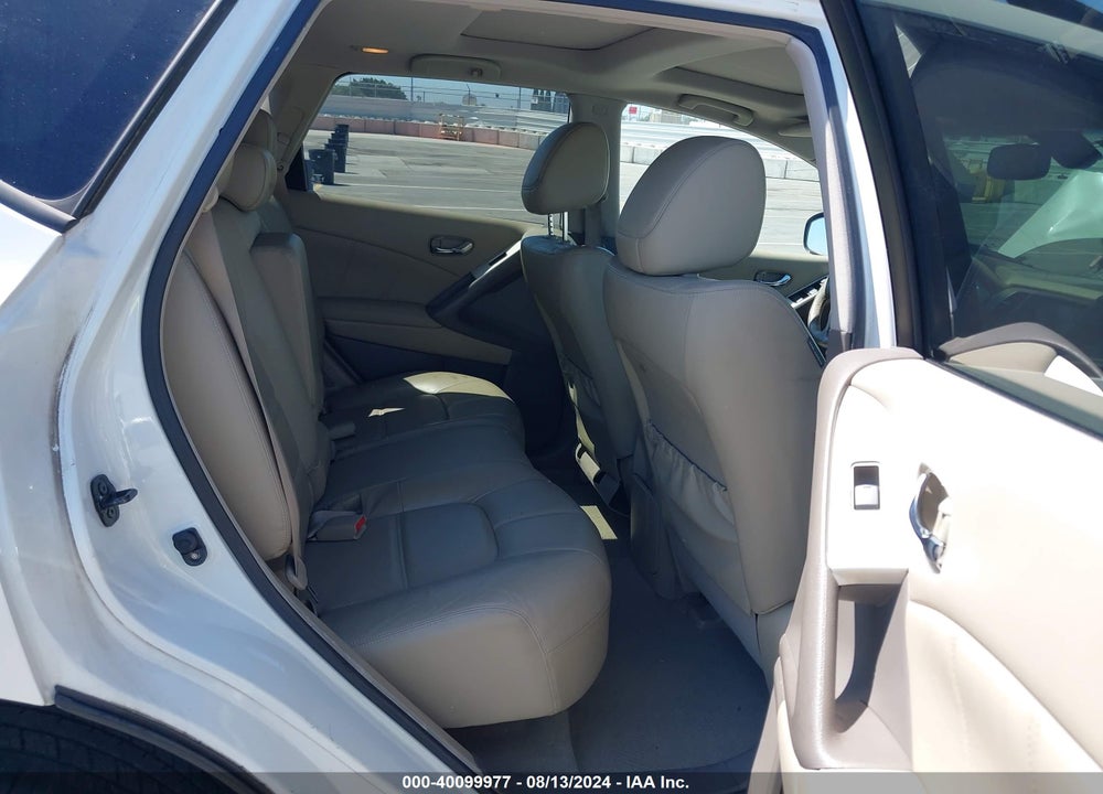 2011 NISSAN MURANO SL VIN: JN8AZ1MU0BW051001