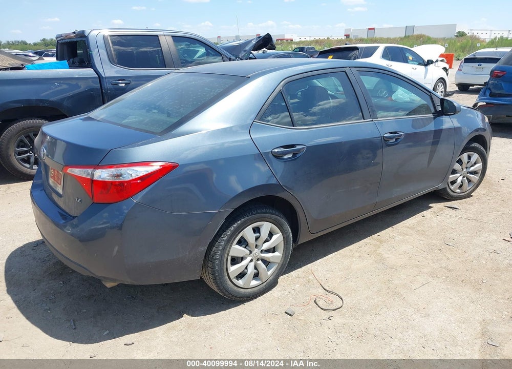 2016 TOYOTA COROLLA LE VIN: 5YFBURHE1GP403826