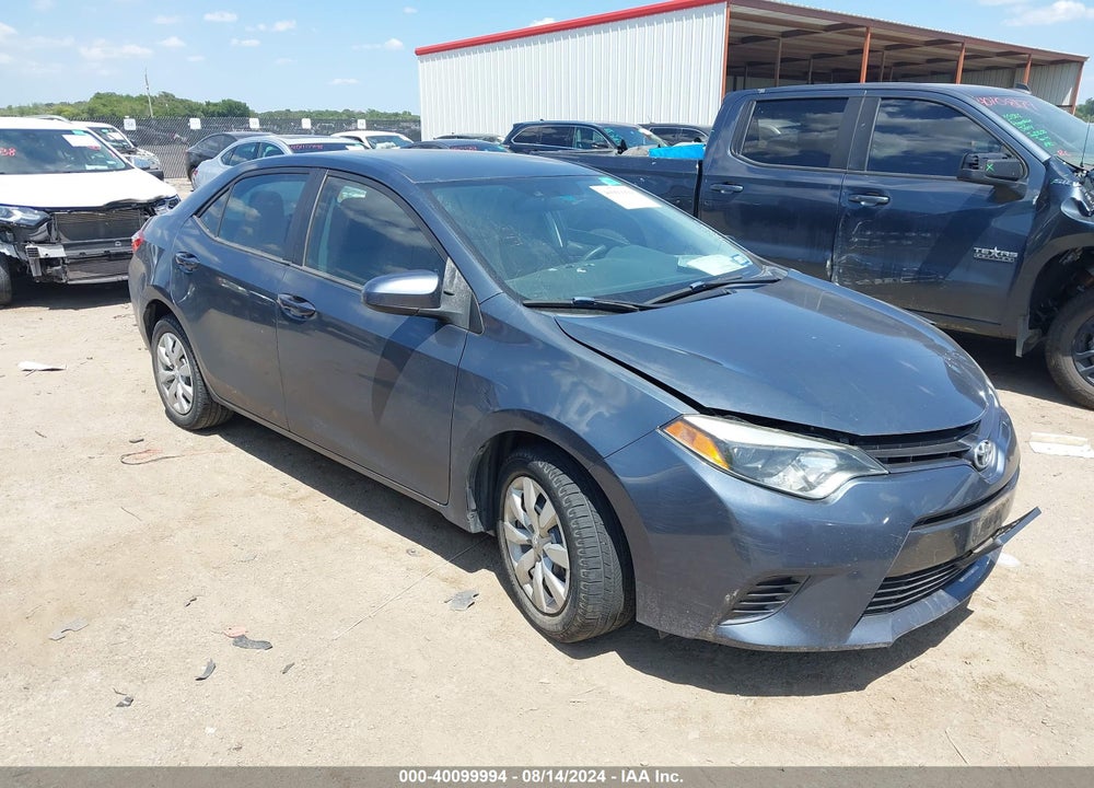2016 TOYOTA COROLLA LE VIN: 5YFBURHE1GP403826