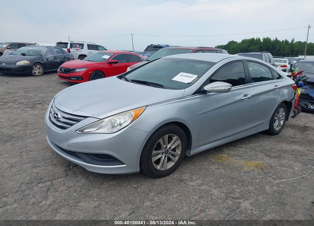 2014 HYUNDAI SONATA GLS VIN: 5NPEB4ACXEH831533