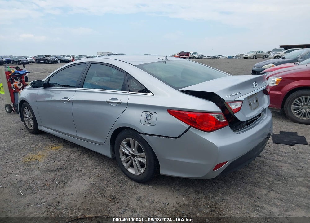 2014 HYUNDAI SONATA GLS VIN: 5NPEB4ACXEH831533