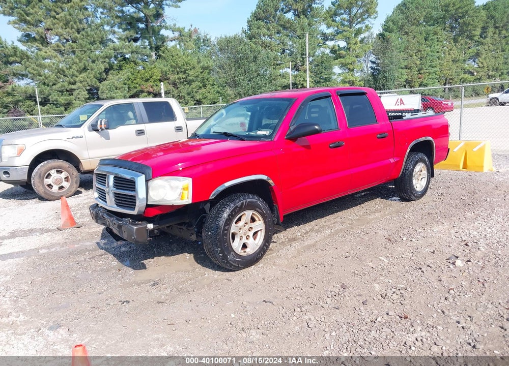 2006 DODGE DAKOTA SLT VIN: 1D7HE48N16S506287