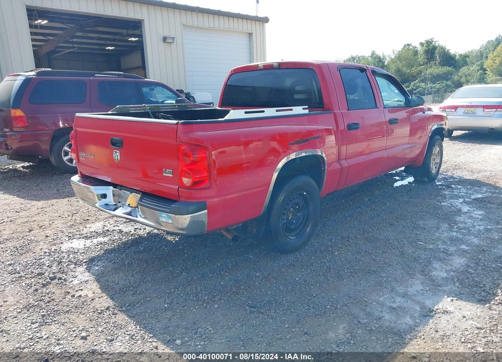 2006 DODGE DAKOTA SLT VIN: 1D7HE48N16S506287