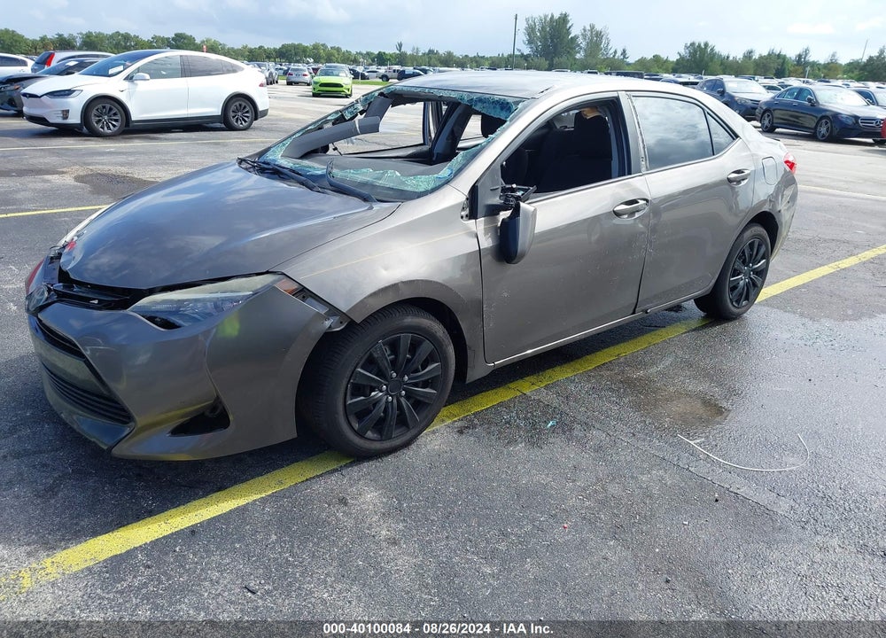 2017 TOYOTA COROLLA LE VIN: 2T1BURHE2HC836198